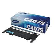 Тонер-картридж Samsung CLT-C407S ST998A голубой оригинальный