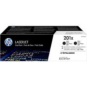 Картридж лазерный HP 201X CF400XD черный оригинальный повышенной емкости (двойная упаковка)