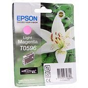 Картридж струйный Epson T0596 C13T05964010 светло-пурпурный оригинальный