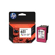 Картридж струйный HP 651 C2P11AE CMY оригинальный