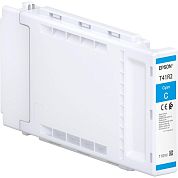 Картридж струйный Epson T41R240 C13T41R240 голубой оригинальный
