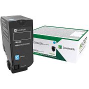 Тонер-картридж Lexmark CS720, CS725, CX725 (74C5SCE) голубой оригинальный