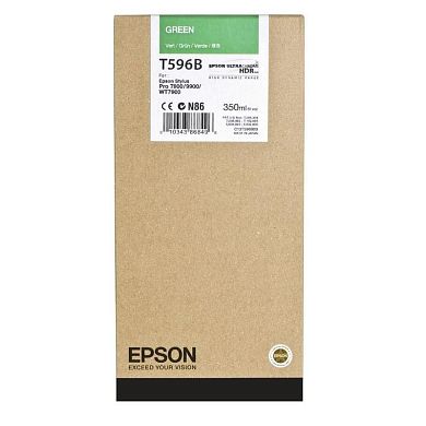 Картридж струйный Epson T596B C13T596B00 зеленый оригинальный