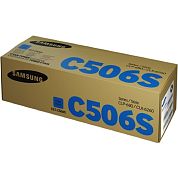 Тонер-картридж Samsung CLT-C506S SU049A голубой оригинальный