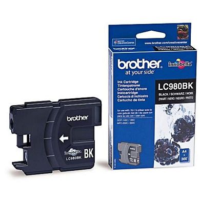 Картридж струйный Brother LC980BK черный оригинальный